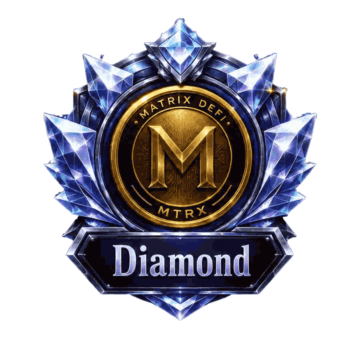 Diamond Matrix DeFi rank badge